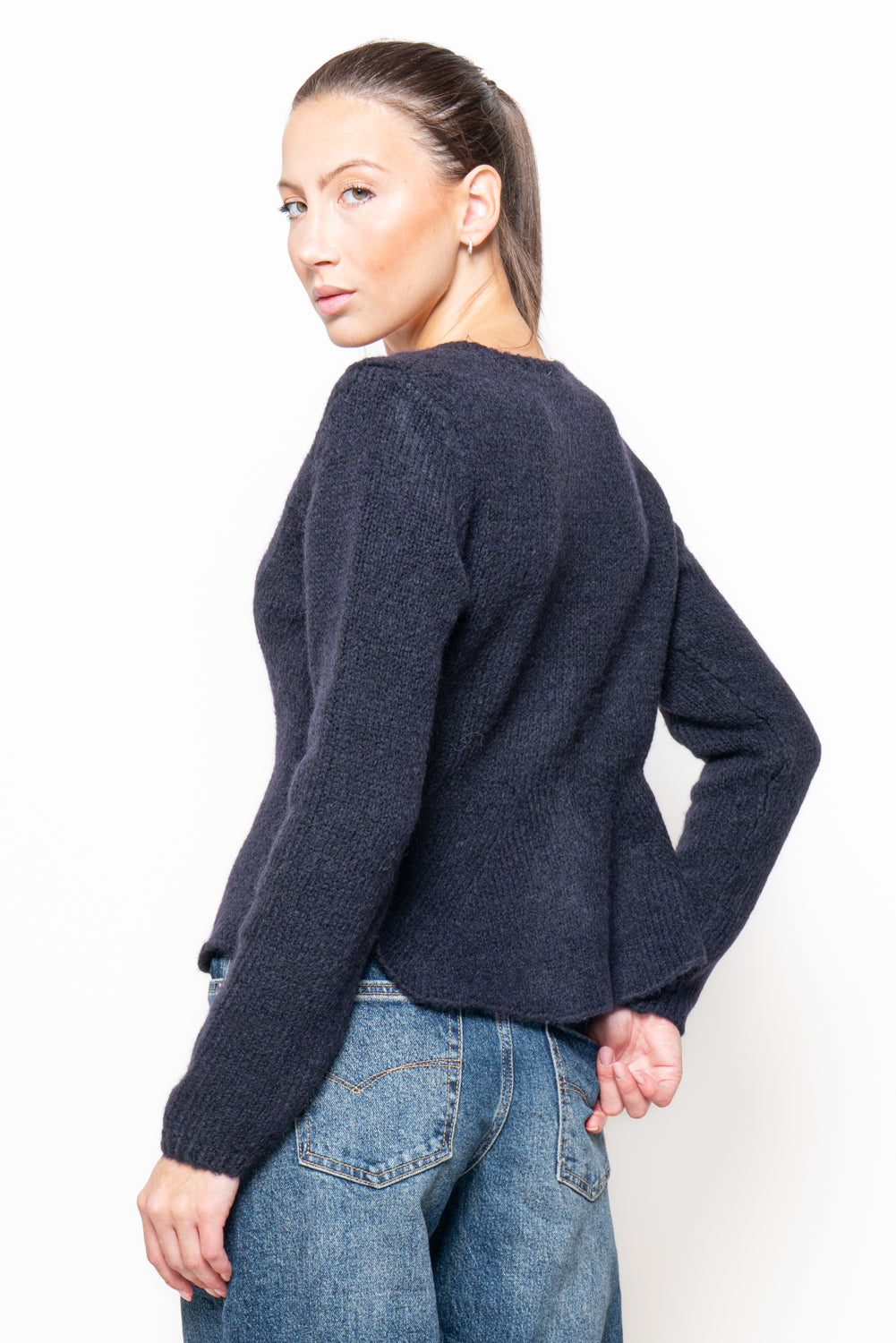 Cardigan sfiancato