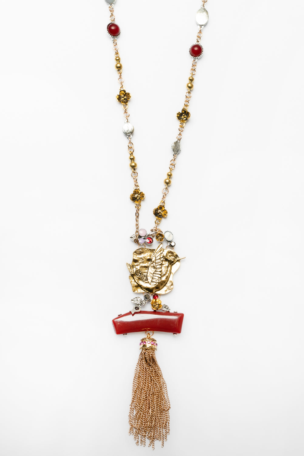 Collana a Catena con Pendente Etnico