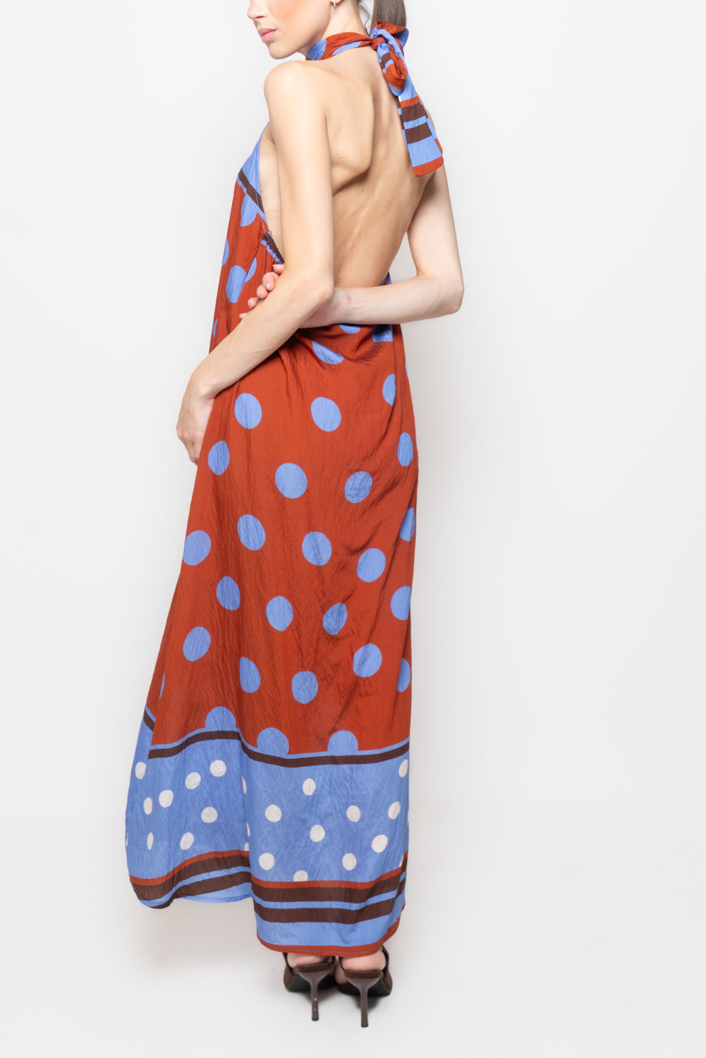 Tuta Intera Lunga Smanicata con Gamba Wide Leg