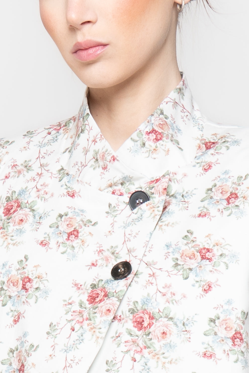 Giacca Cropped a fiori