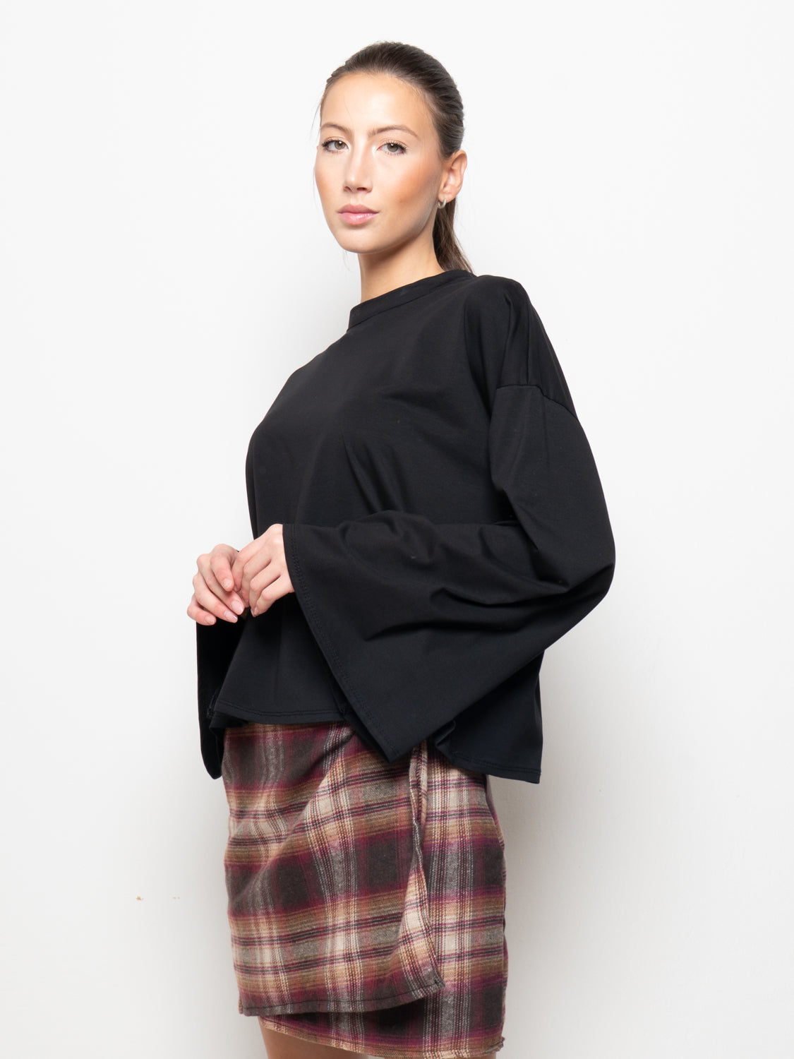 Maglia oversize girocollo