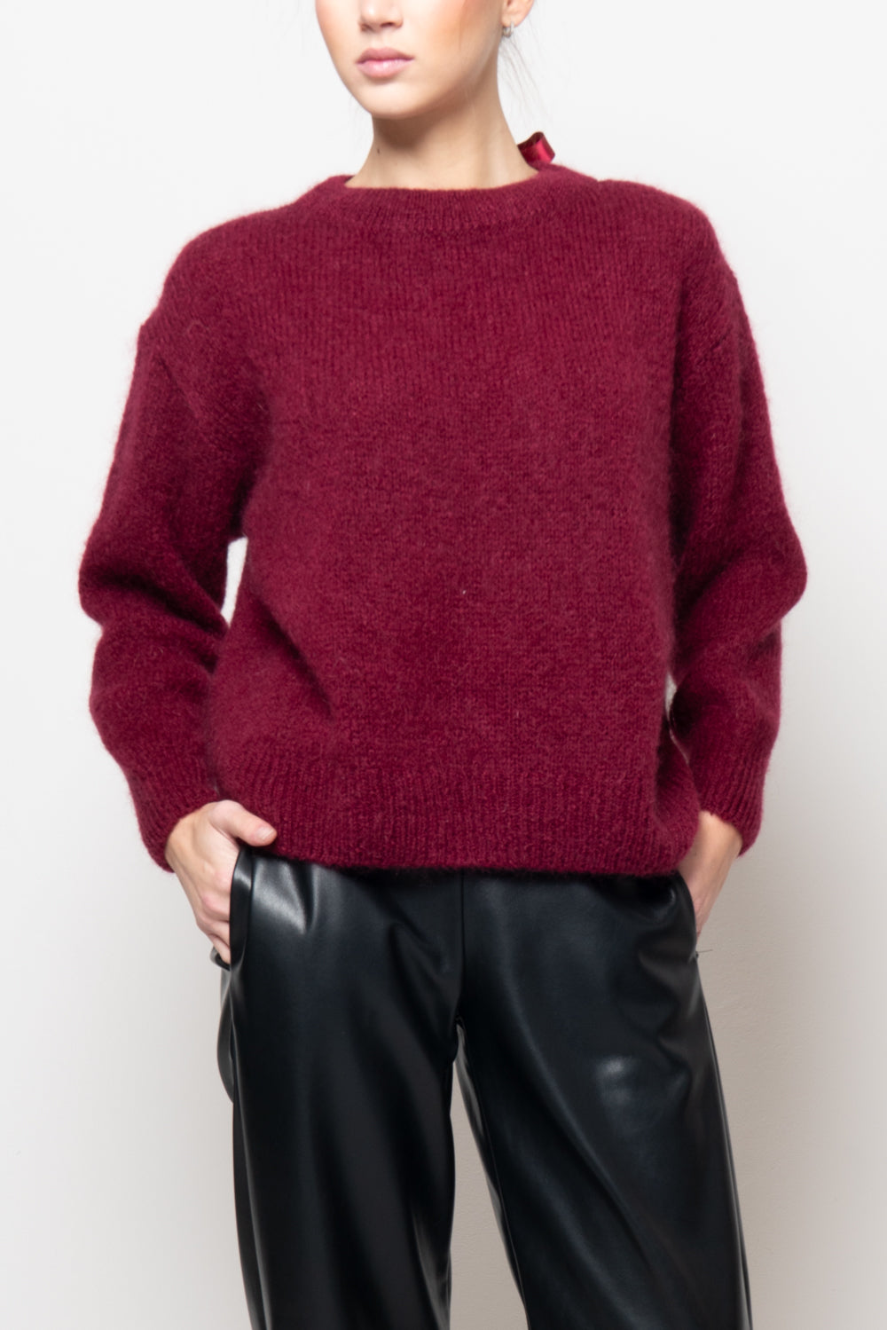 Maglia con fiocco dietro