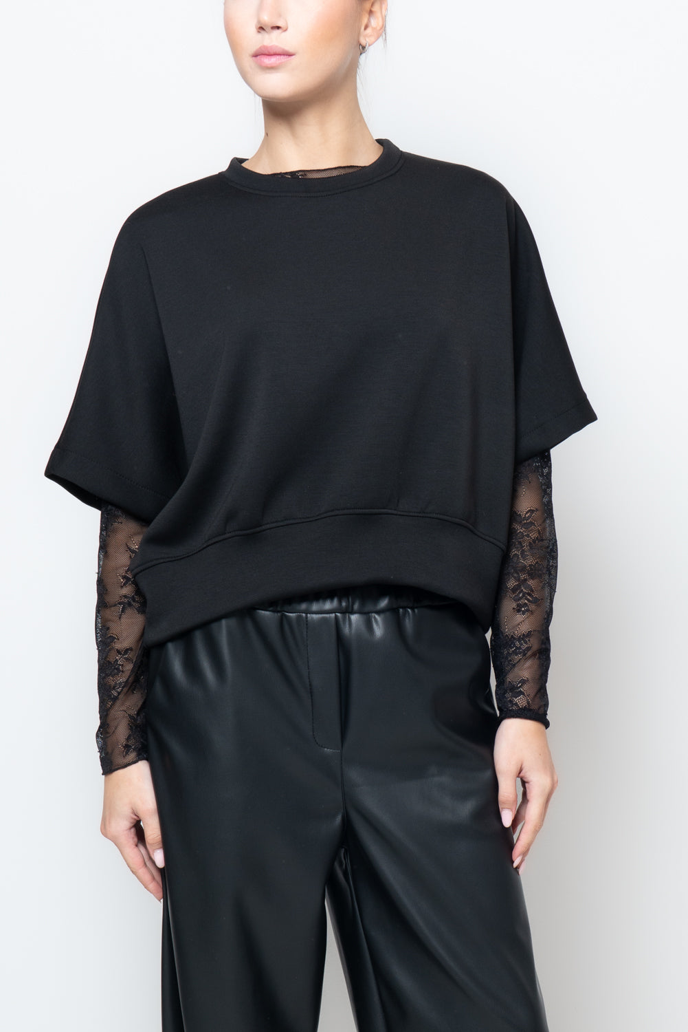 Felpa con manica corta