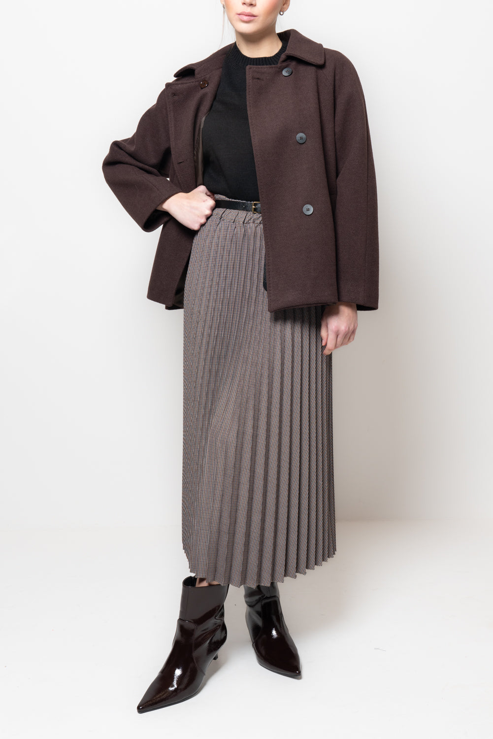 Cappotto doppiopetto corto