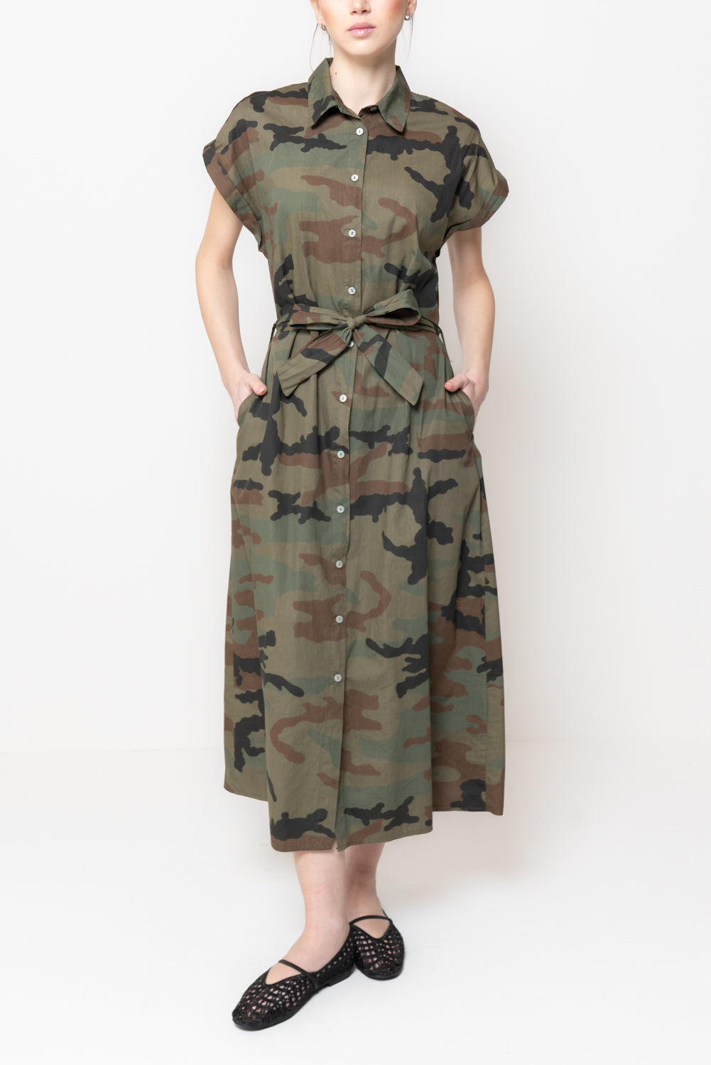 Abito Chemisier Camouflage