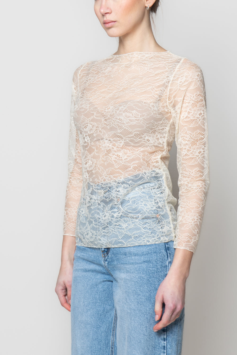 Blusa in pizzo