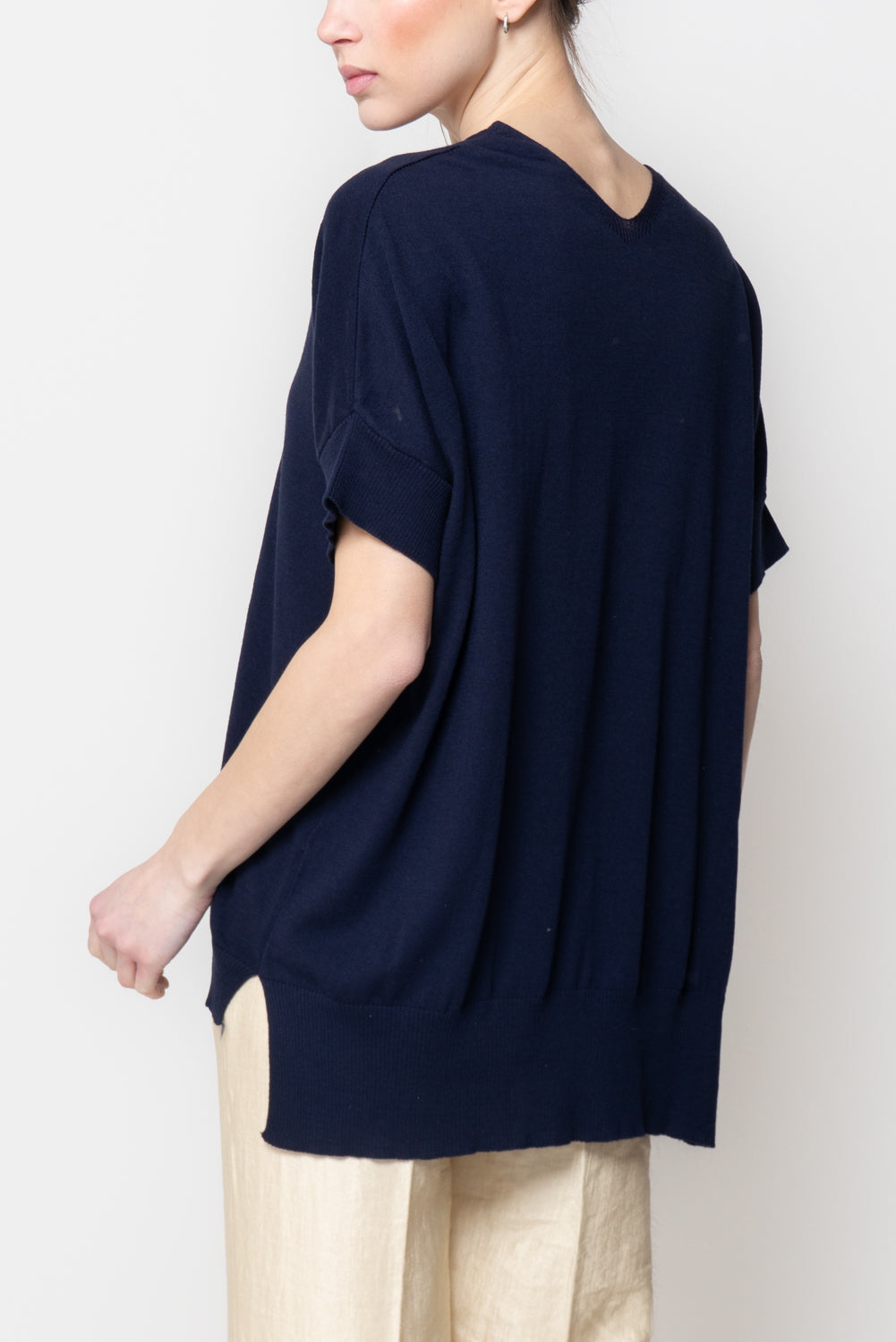 Maglia over scollo V