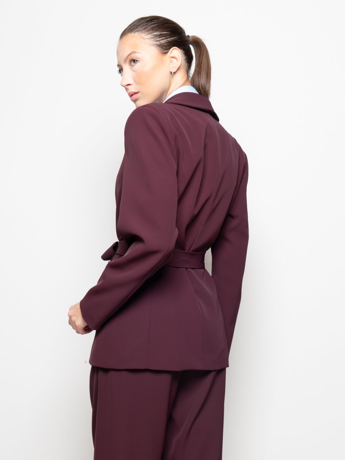 Blazer con cintura