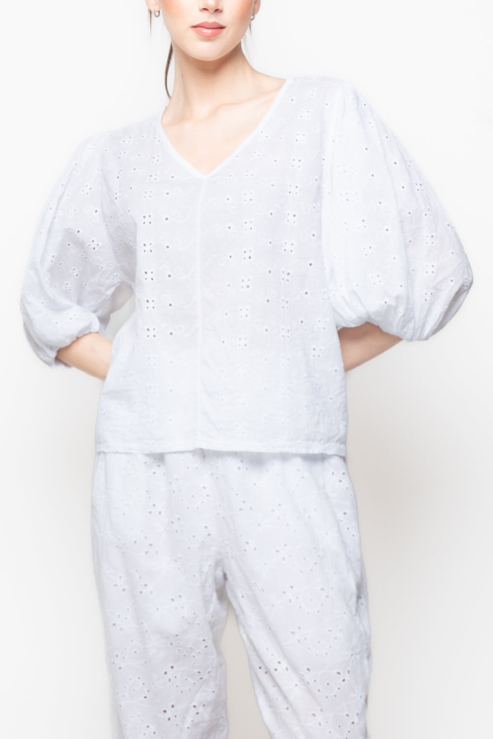Blusa in Pizzo San Gallo
