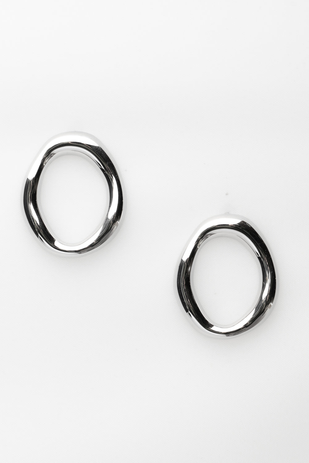 Orecchini a Cerchio Irregolari