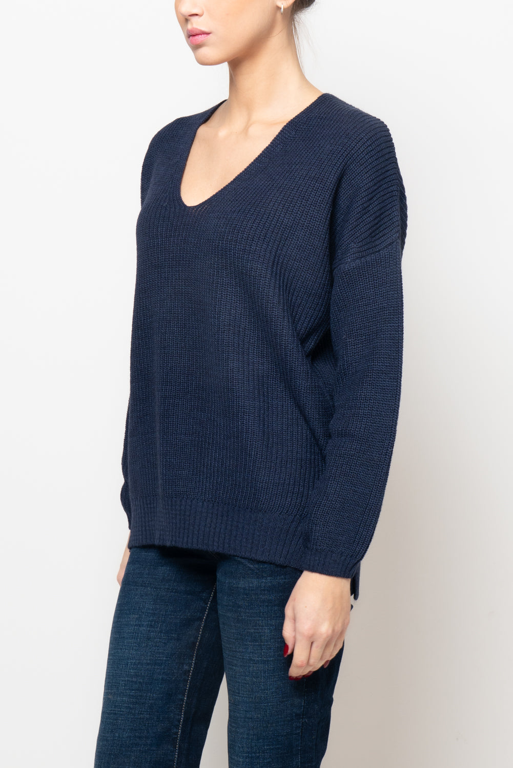 Maglia inglese scollo a V