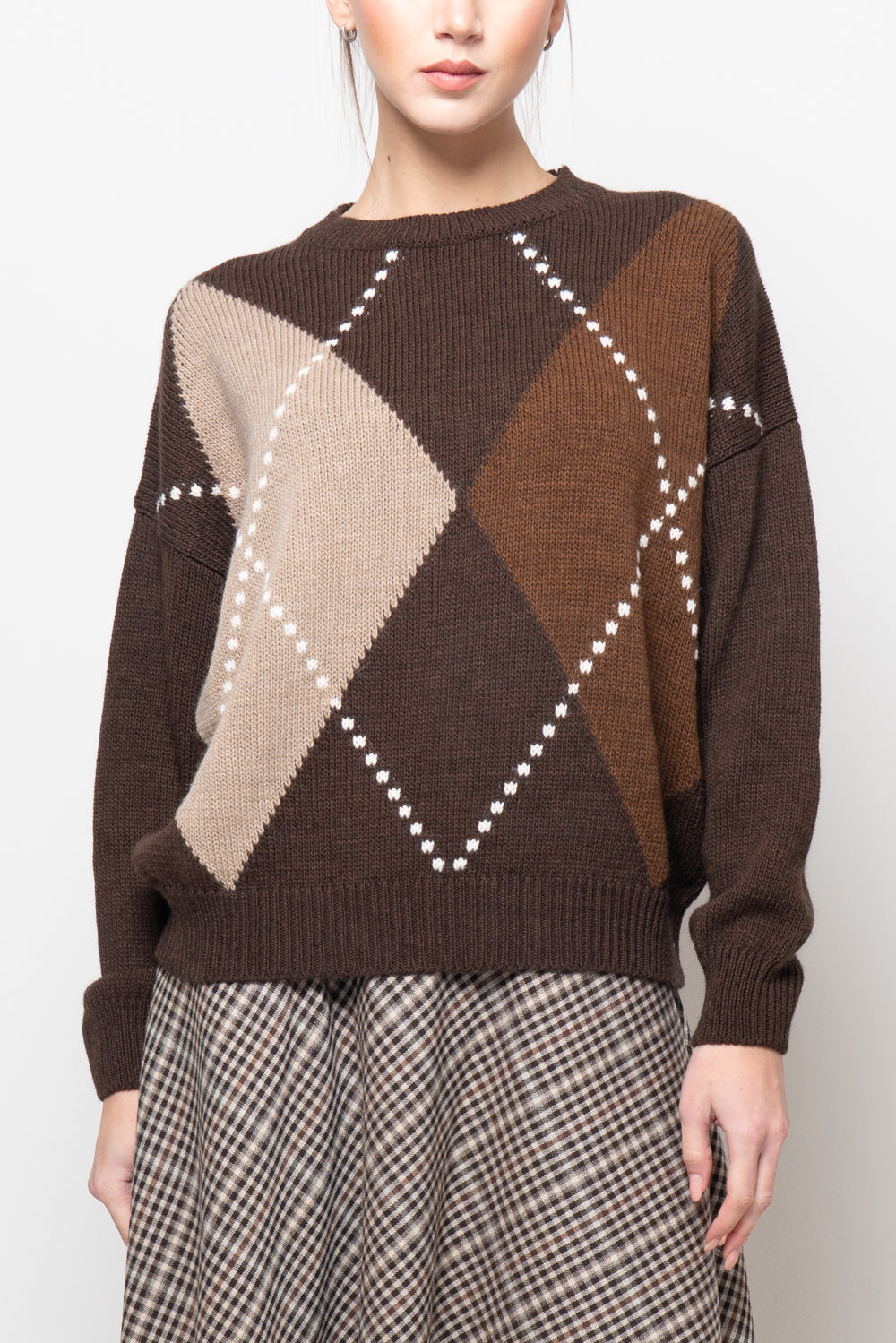 Maglia con doppio rombo