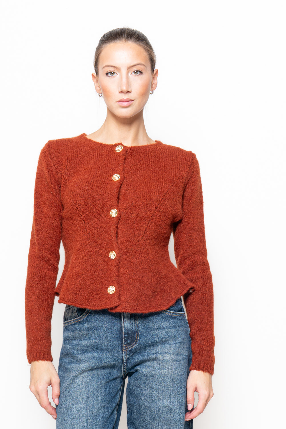 Cardigan sfiancato