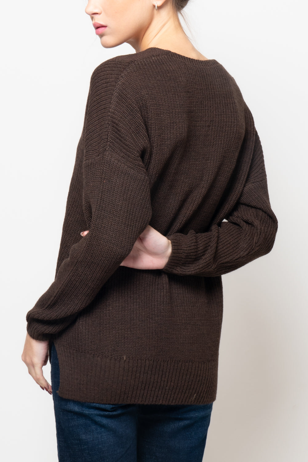 Maglia inglese scollo a V