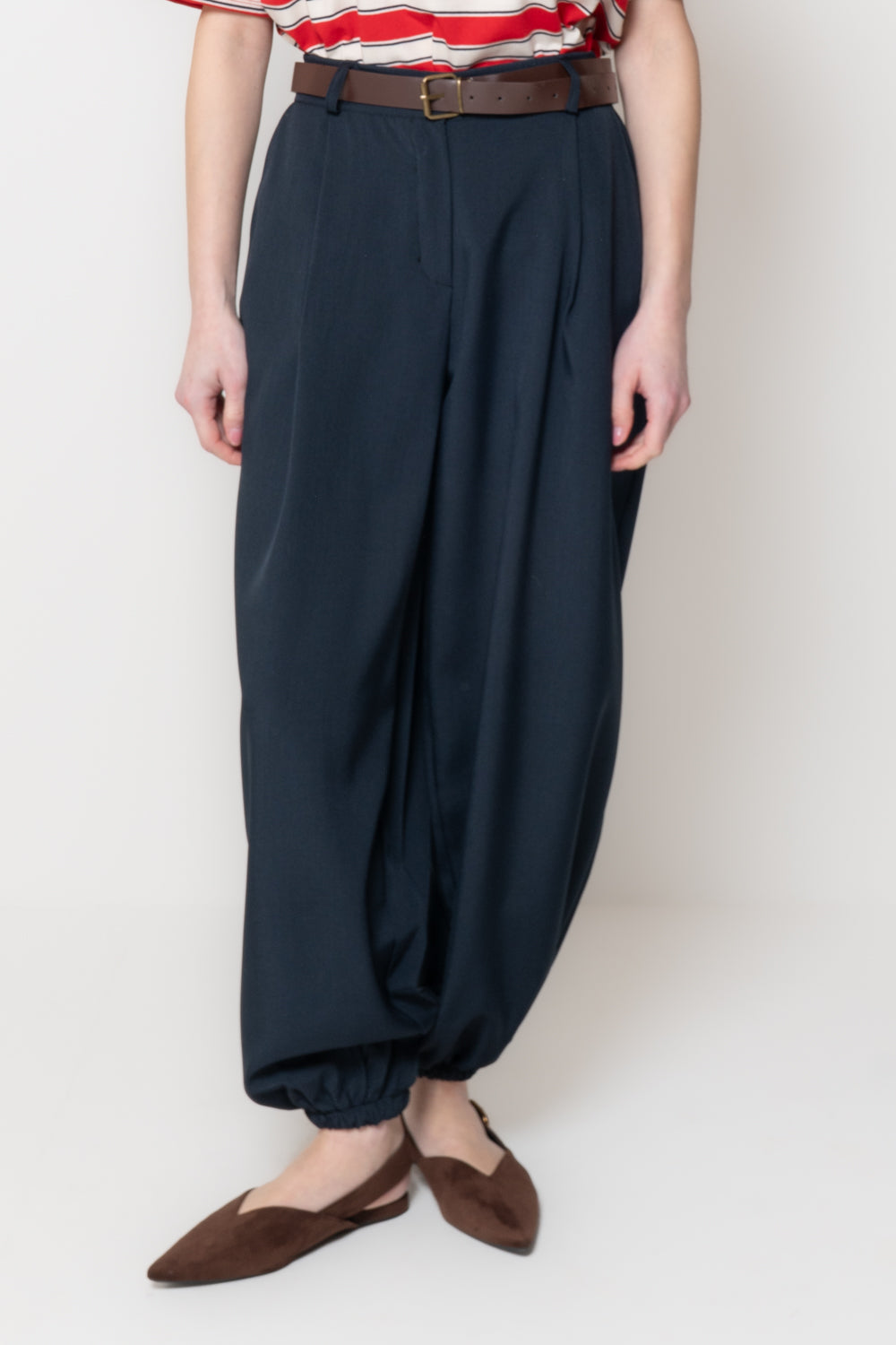 Pantalone modello harem con Cintura