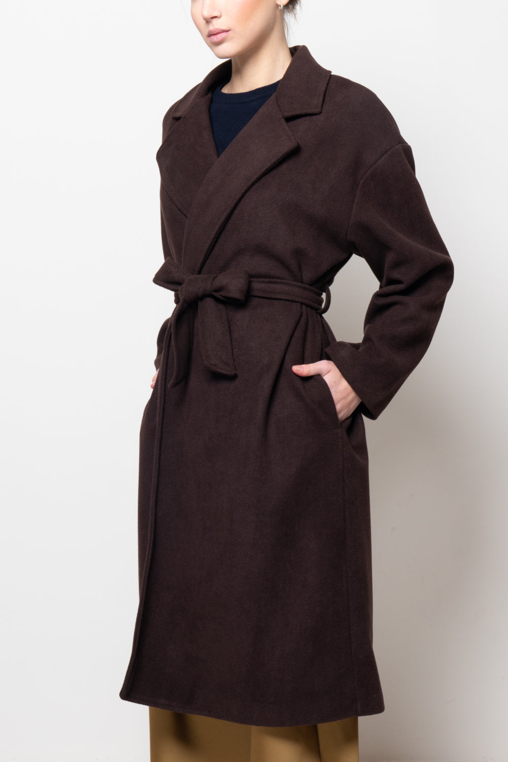 Cappotto con fusciacca