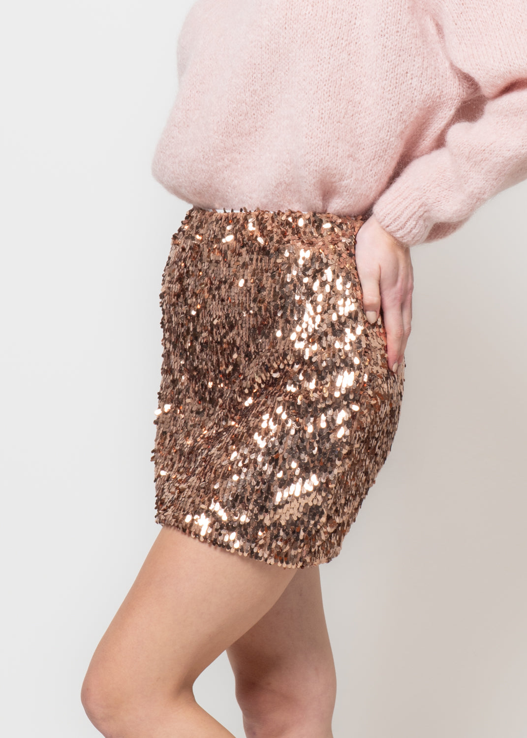 Minigonna in paillettes