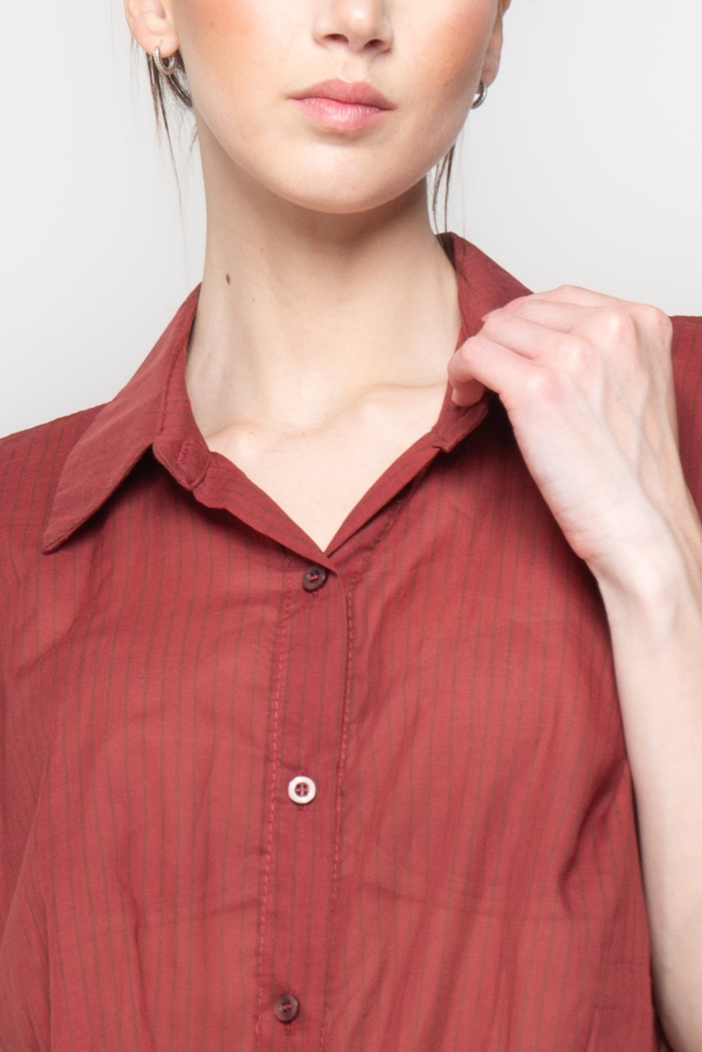 Camicia Smanicata a Righe