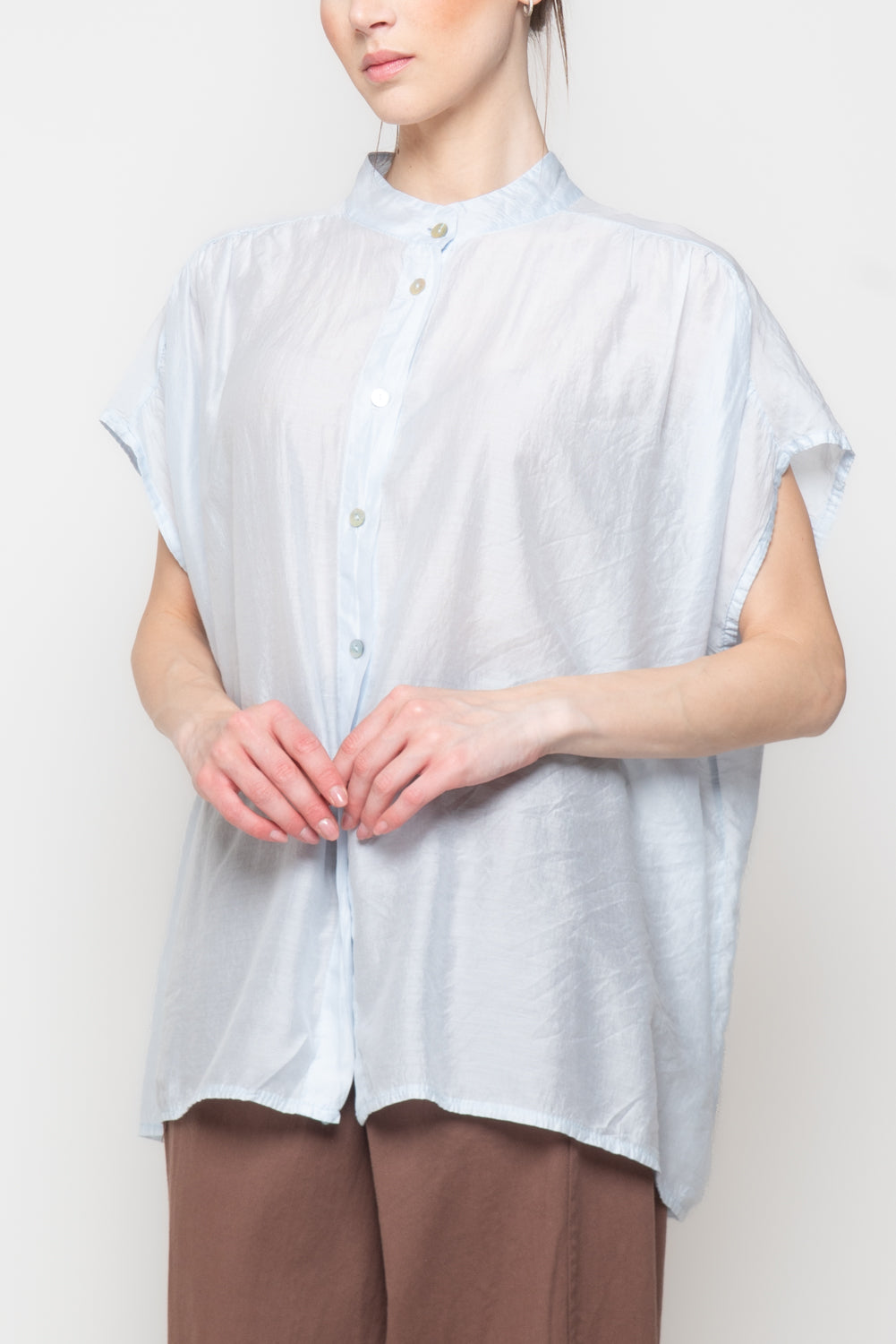 Camicia smanicata over