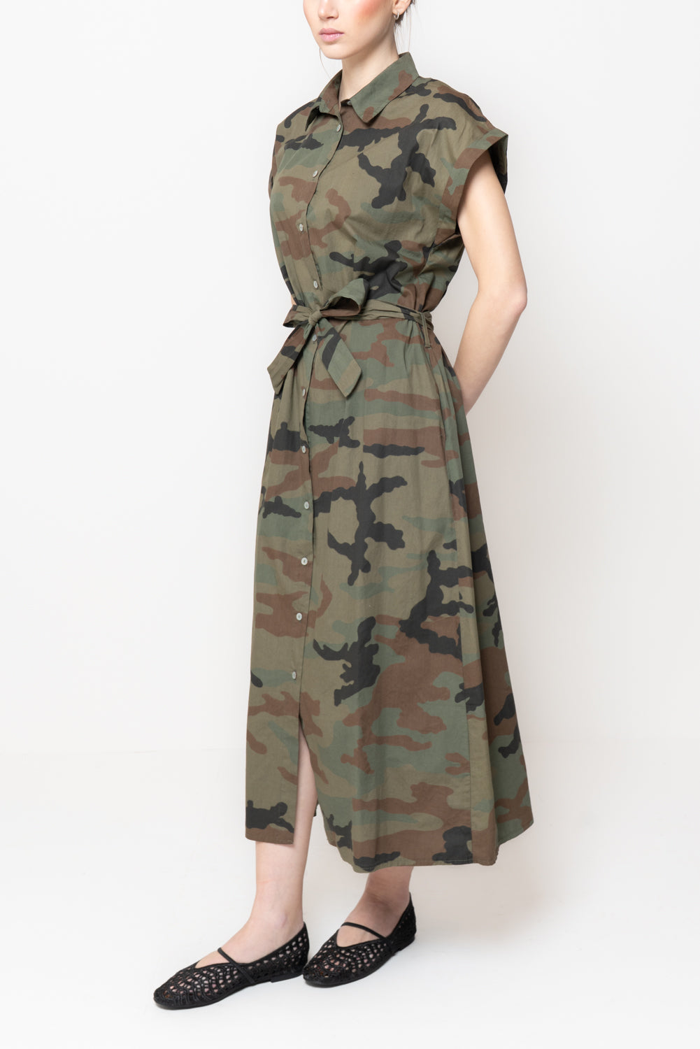 Abito Chemisier Camouflage