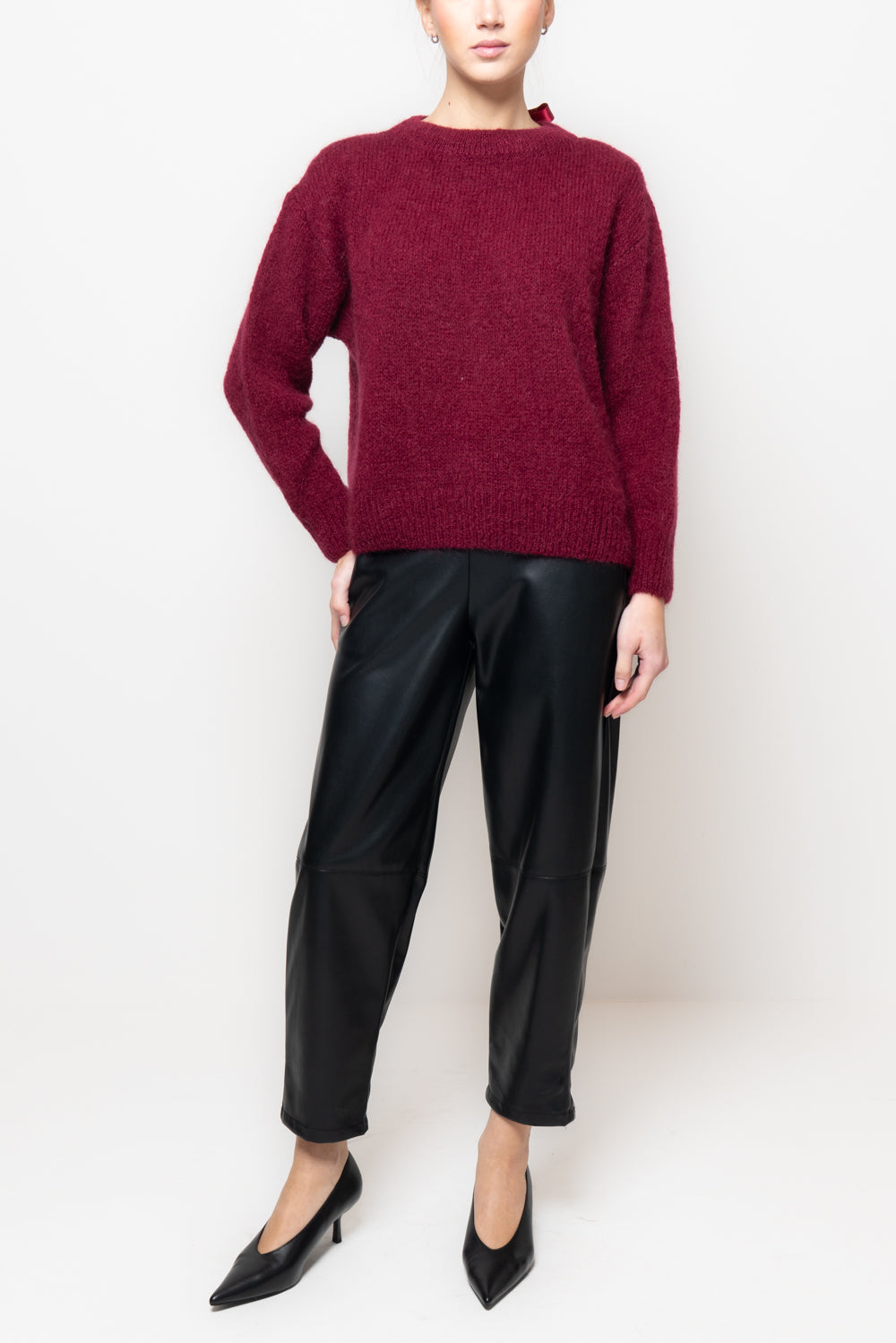 Maglia con fiocco dietro