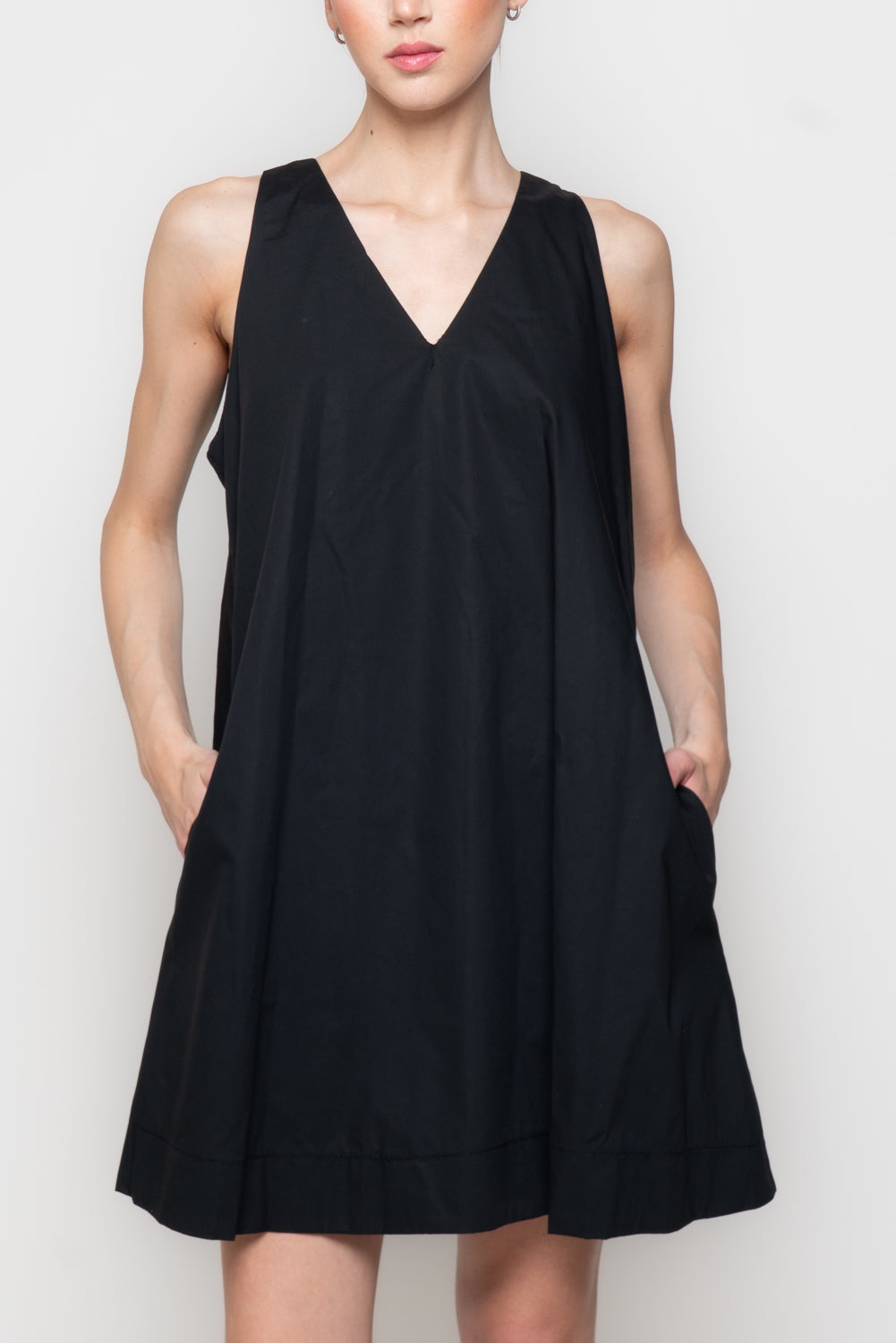 Abito a trapezio con Scollo a V