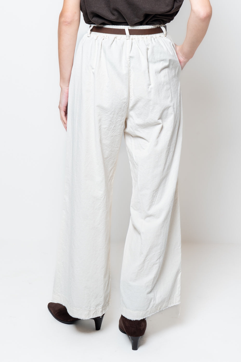 Pantalone palazzo in velluto