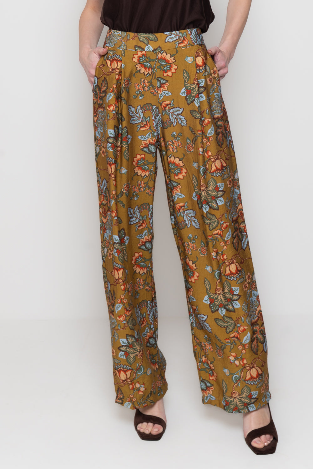 Pantaloni palazzo fantasia