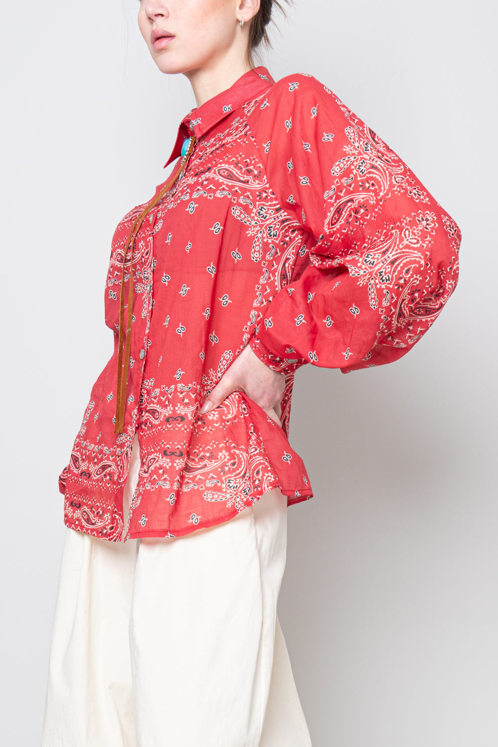 NINA MICO561BANDROSSO