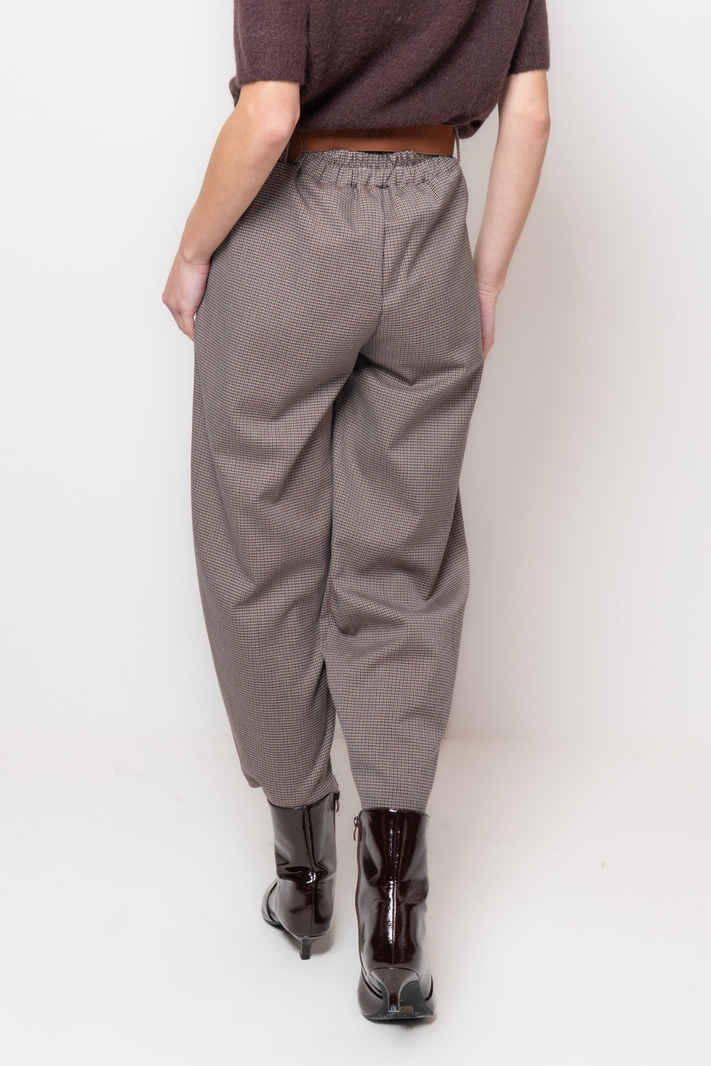 Pantalone baggy tartan