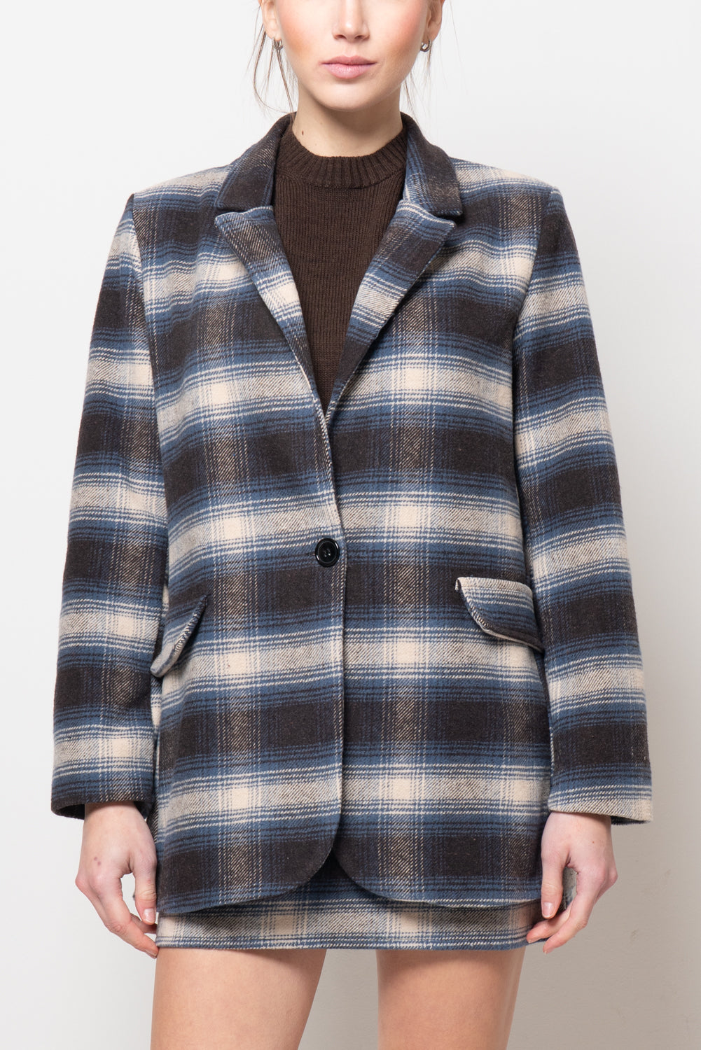 Giacca tartan a completo