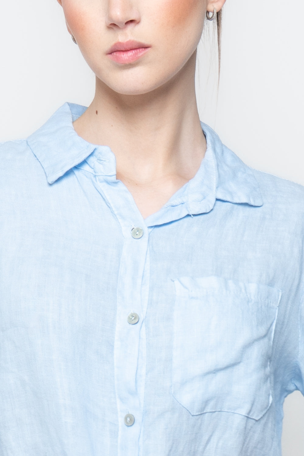 Camicia in Lino con Taschino