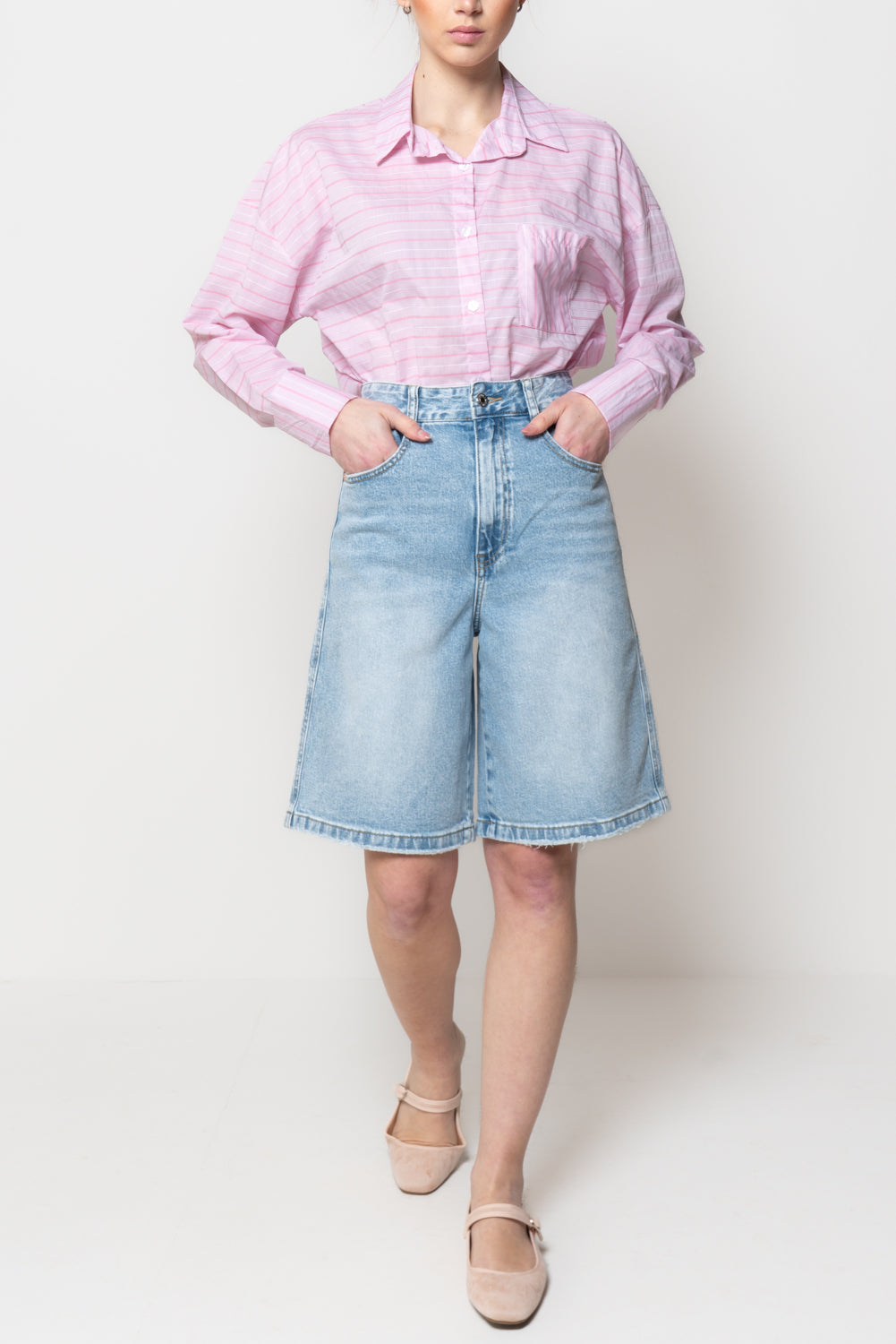 Bermuda in denim