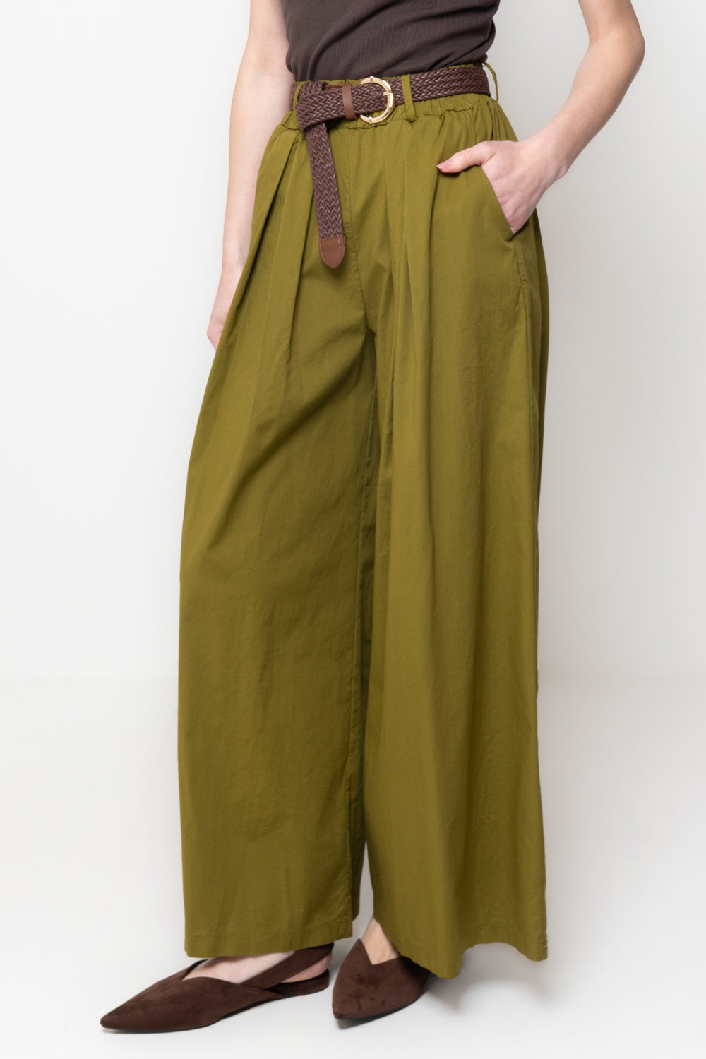 Pantalone a Palazzo con Pinces