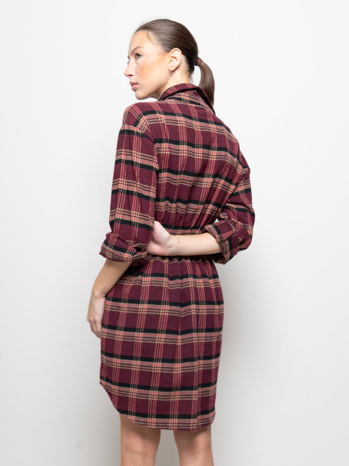 Abito camicia a quadri