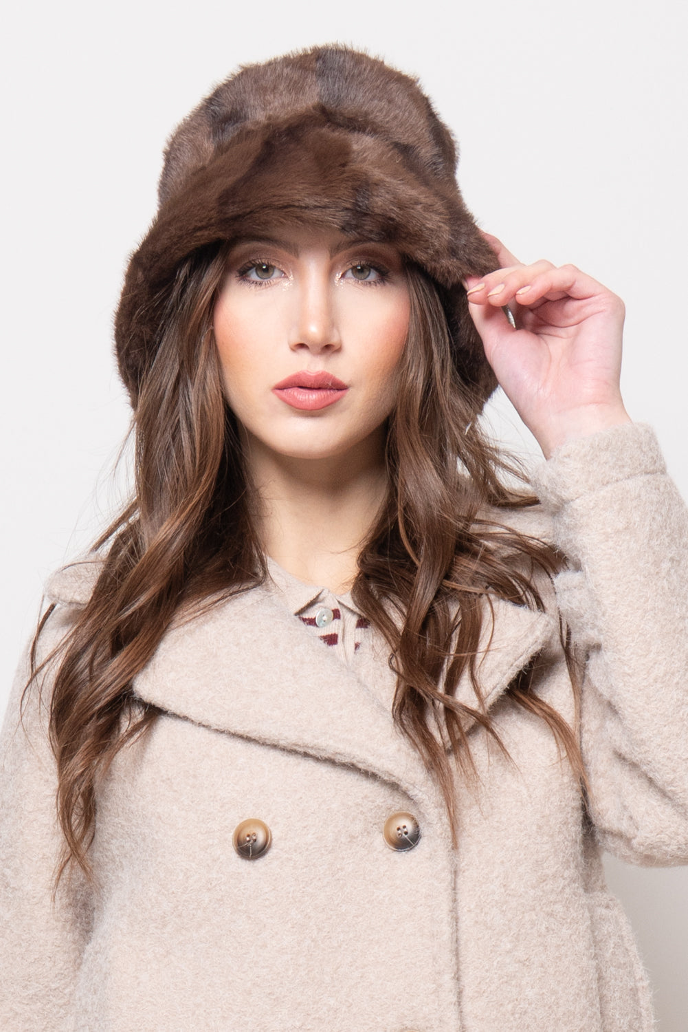 Cappello in ecopelliccia