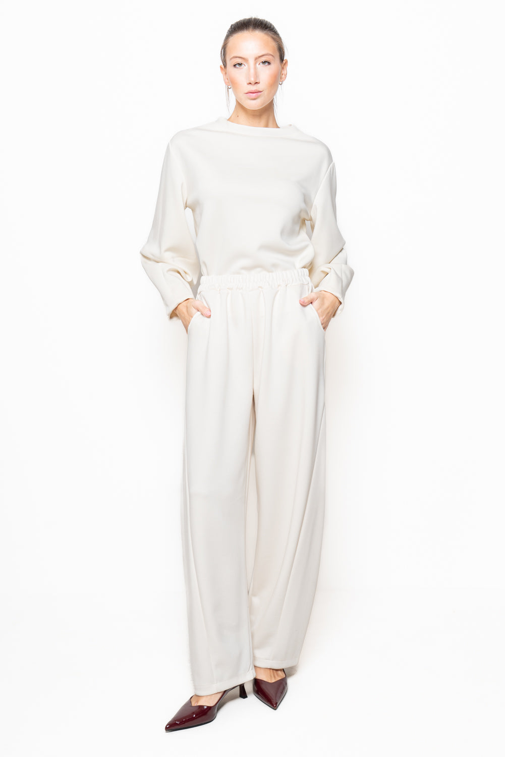Pantalone baggy in neoprene