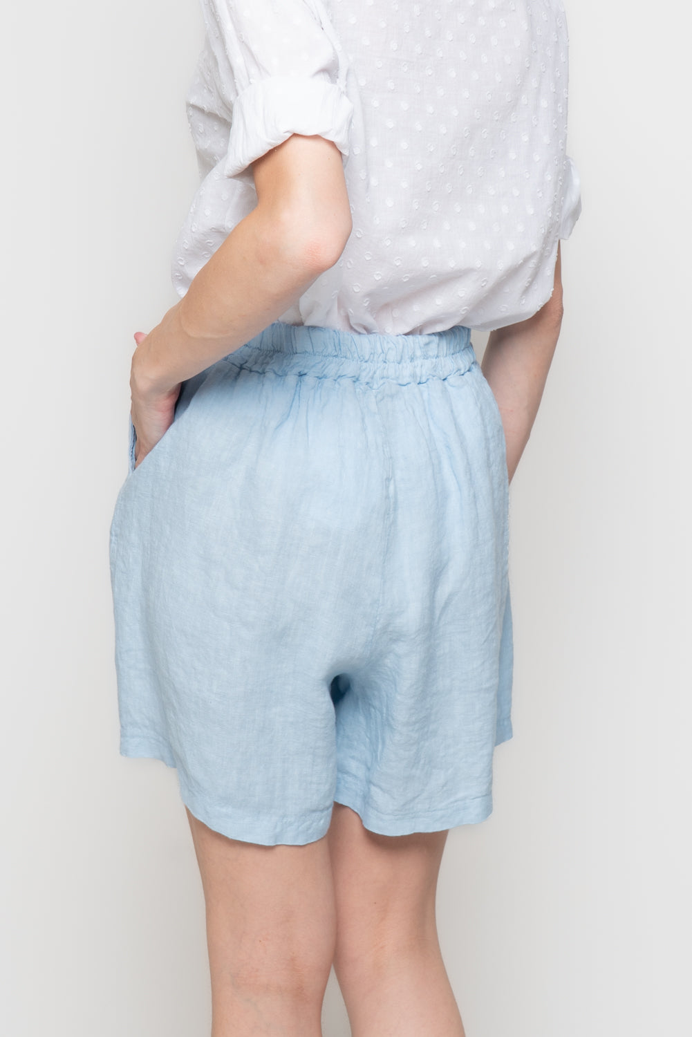 Shorts in 100% Lino
