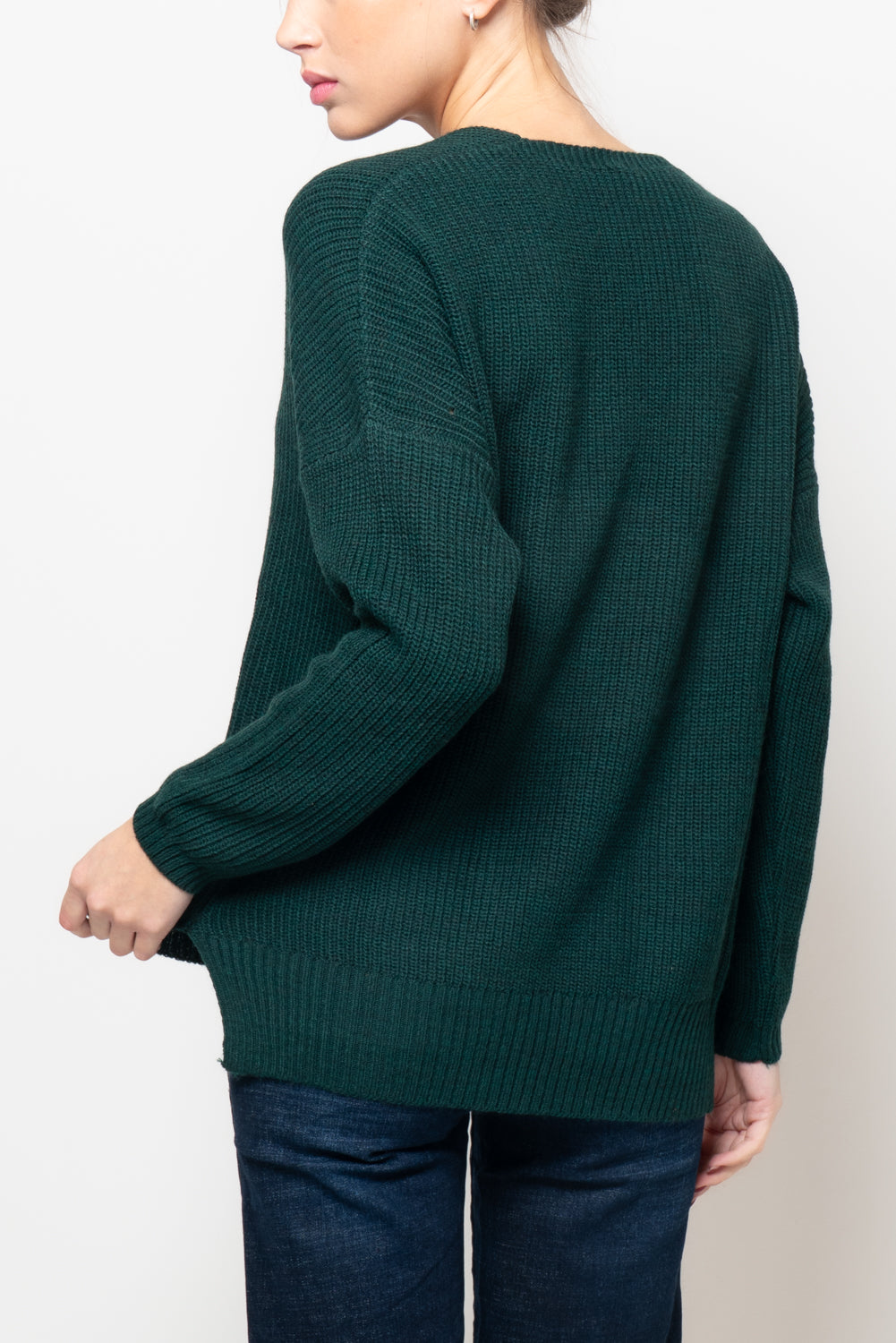 Maglia inglese scollo a V