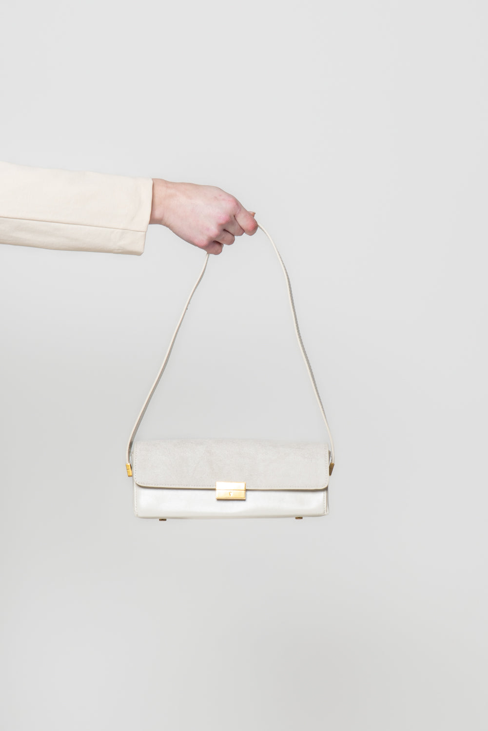 Pochette doppio tessuto