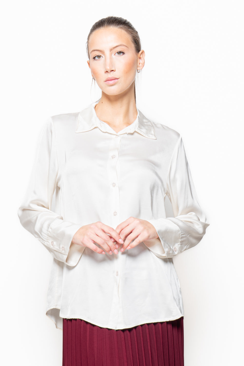 Camicia in satin