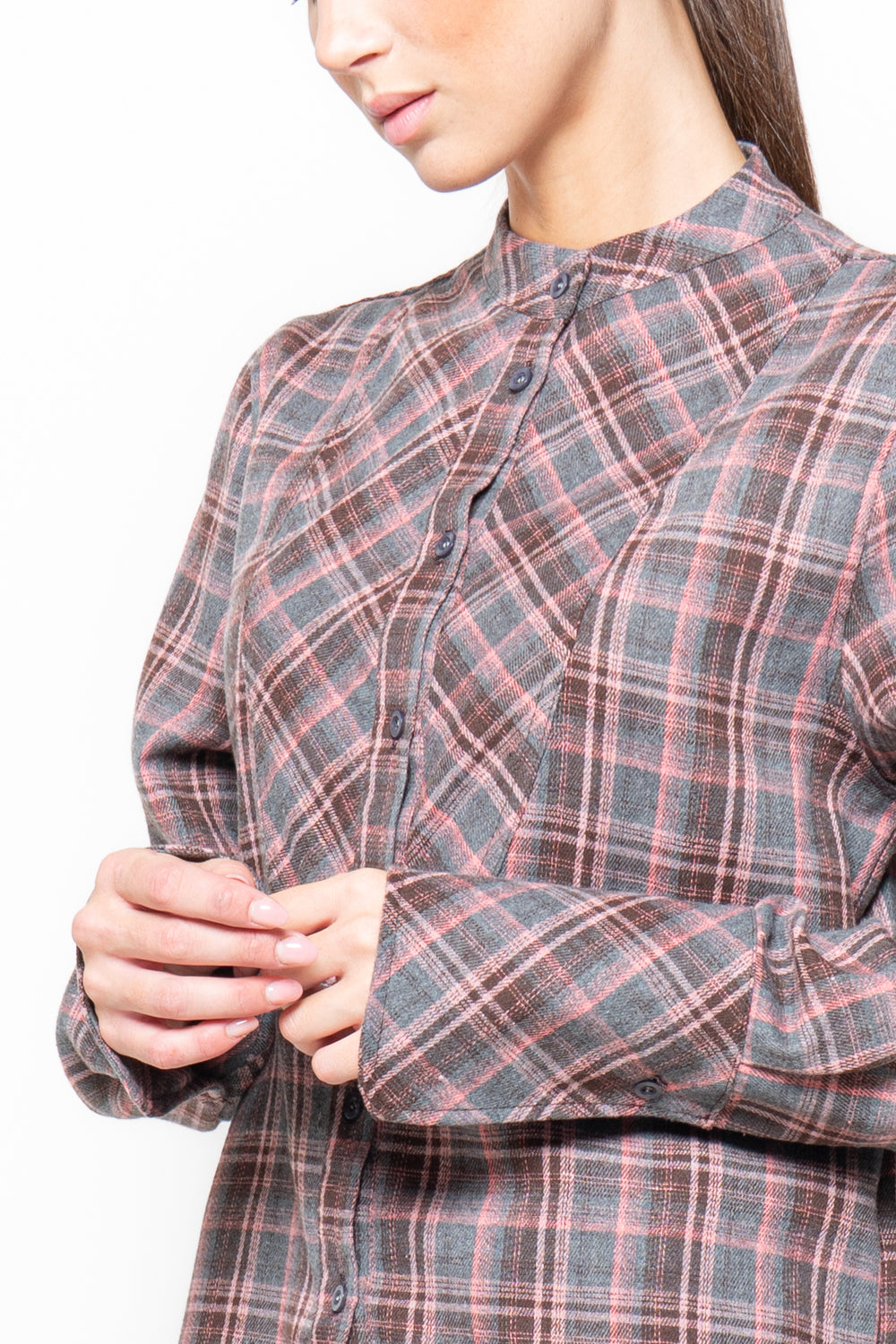 Camicia a quadri in flanella