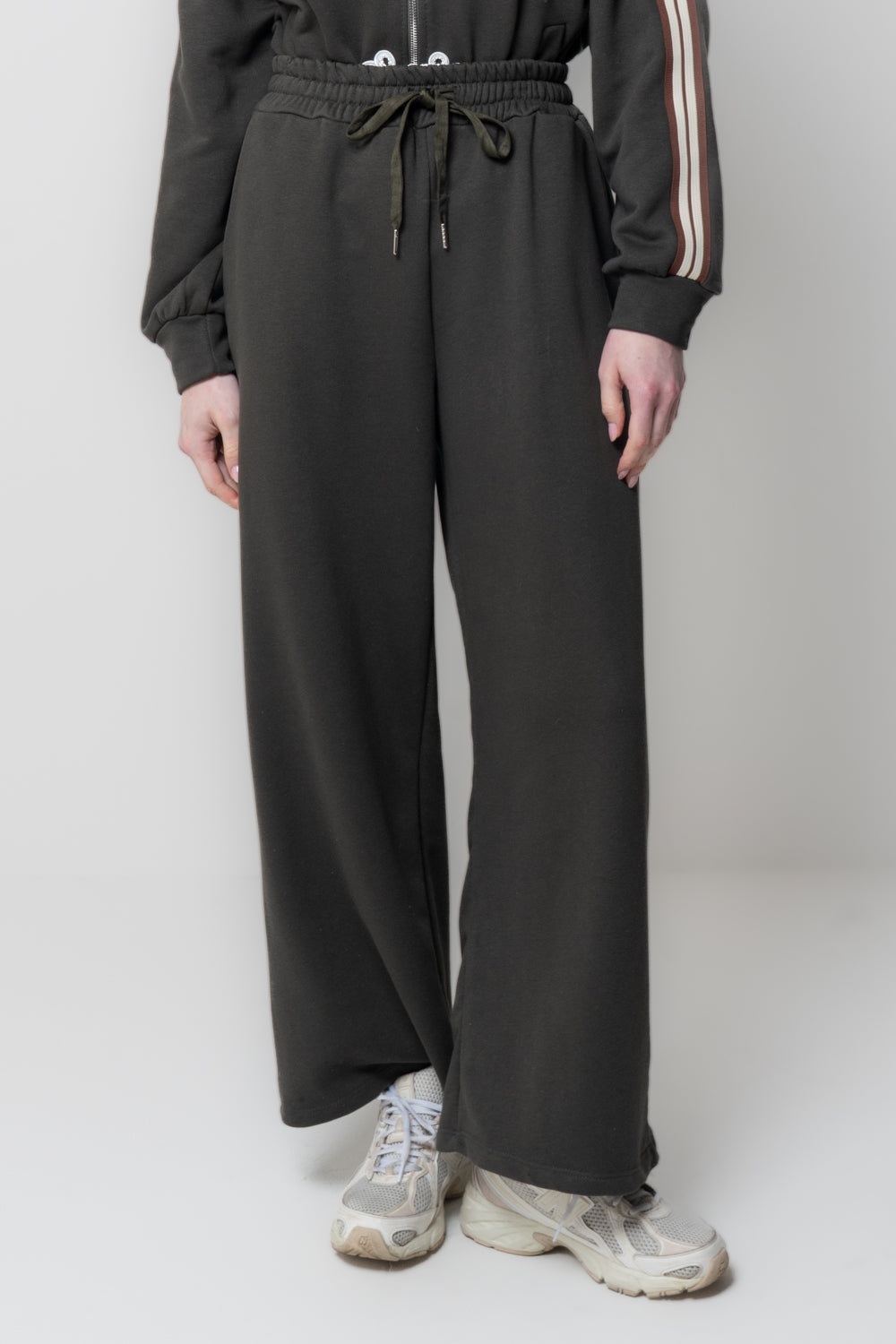 Pantaloni a palazzo in felpa