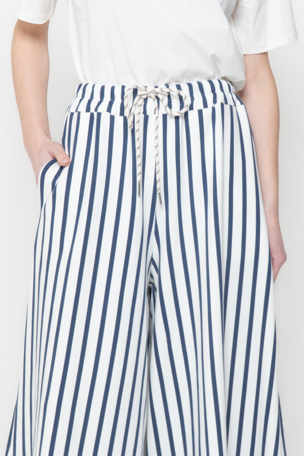 Pantaloni in felpa a Righe