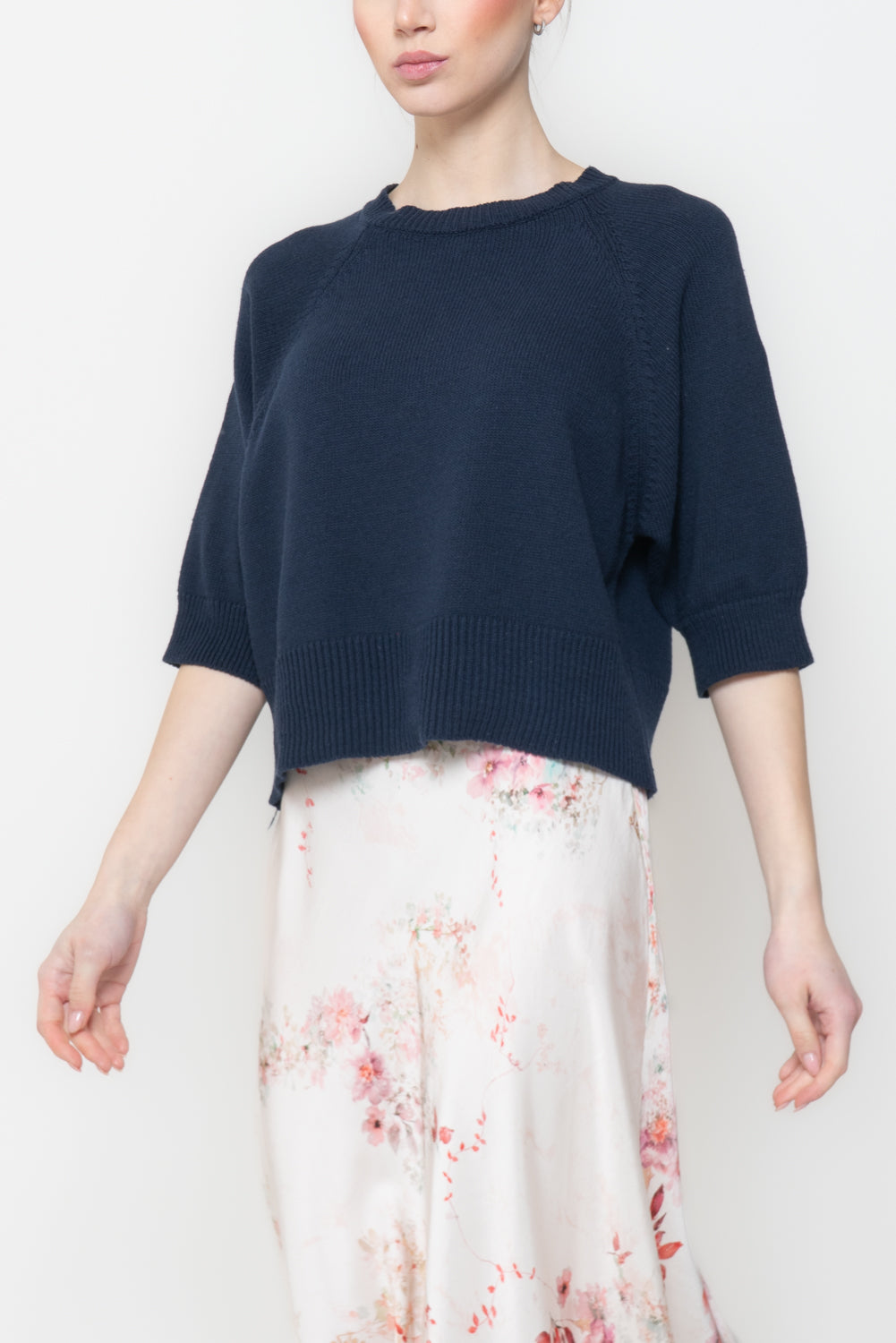 Maglia a scatola con Maniche ampie