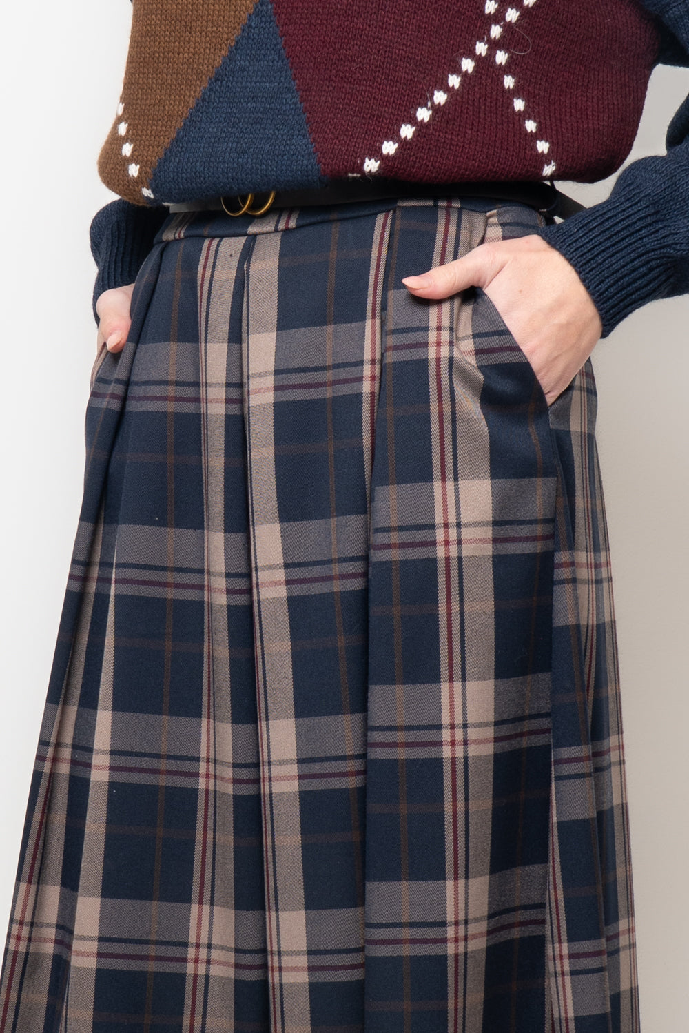 Gonna a quadri con cannoni