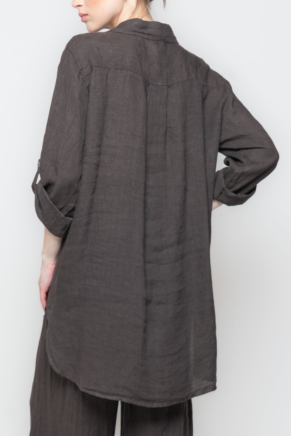 Camicione Oversize in Lino