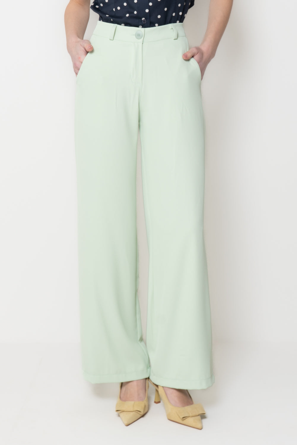 Pantalone Fluido Wide-Leg