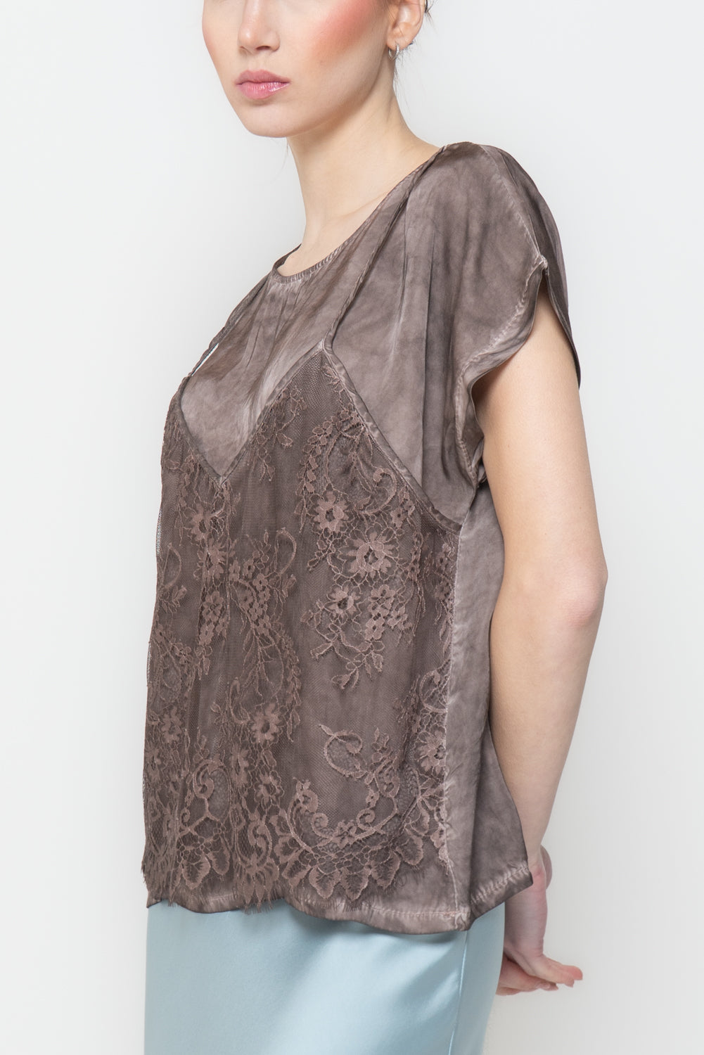 Top Combinato con Pizzo