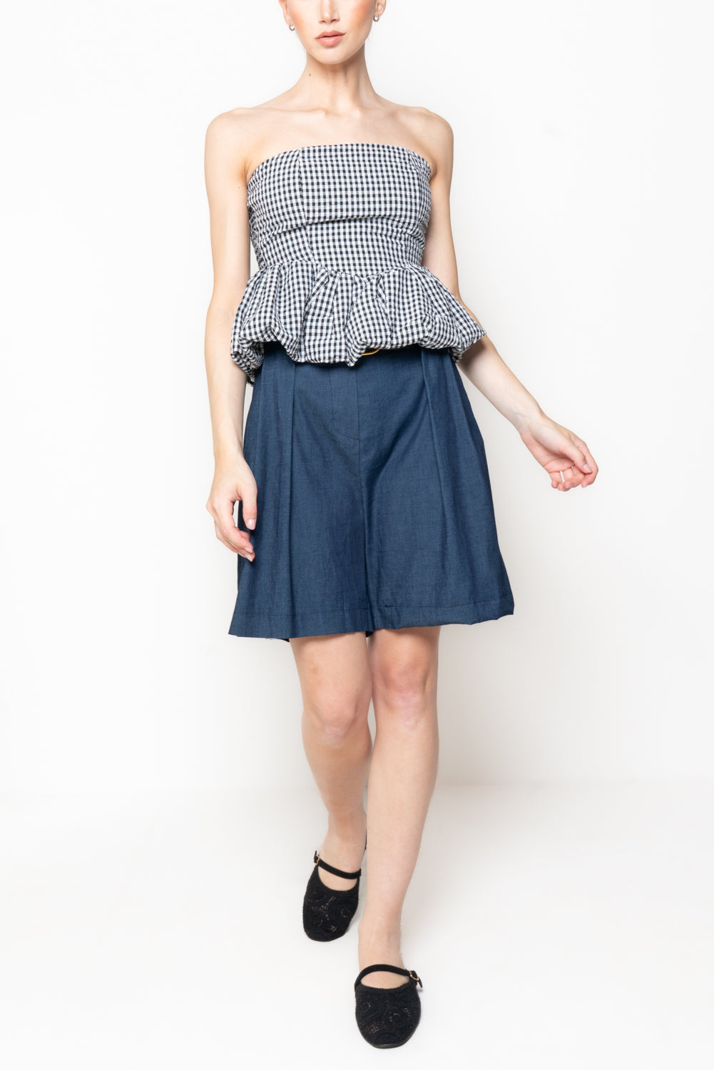 Top a fascia vichy